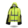 Hi Vis Safety 5 en 1 chaqueta con cinta reflectante de 3 m